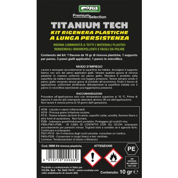 TITANIUM TECH KIT RIGENERA PLASTICHE 10 GR.