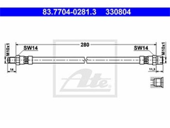 TUBO FLESSIBILE ANTERIORE