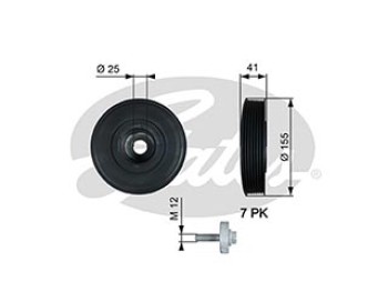 TVD1017A DA TORS VIBR, DAMPER