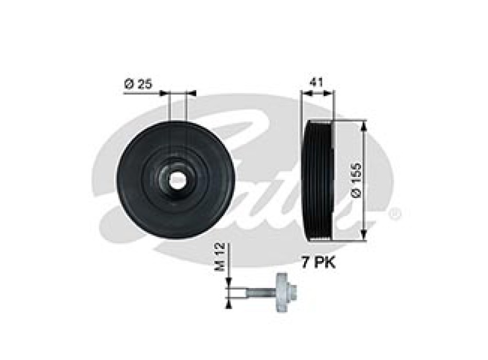 TVD1017A DA TORS VIBR, DAMPER