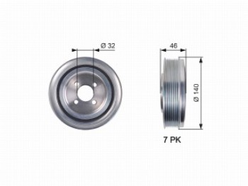 TVD1078 DA TORS VIBR. DAMPER