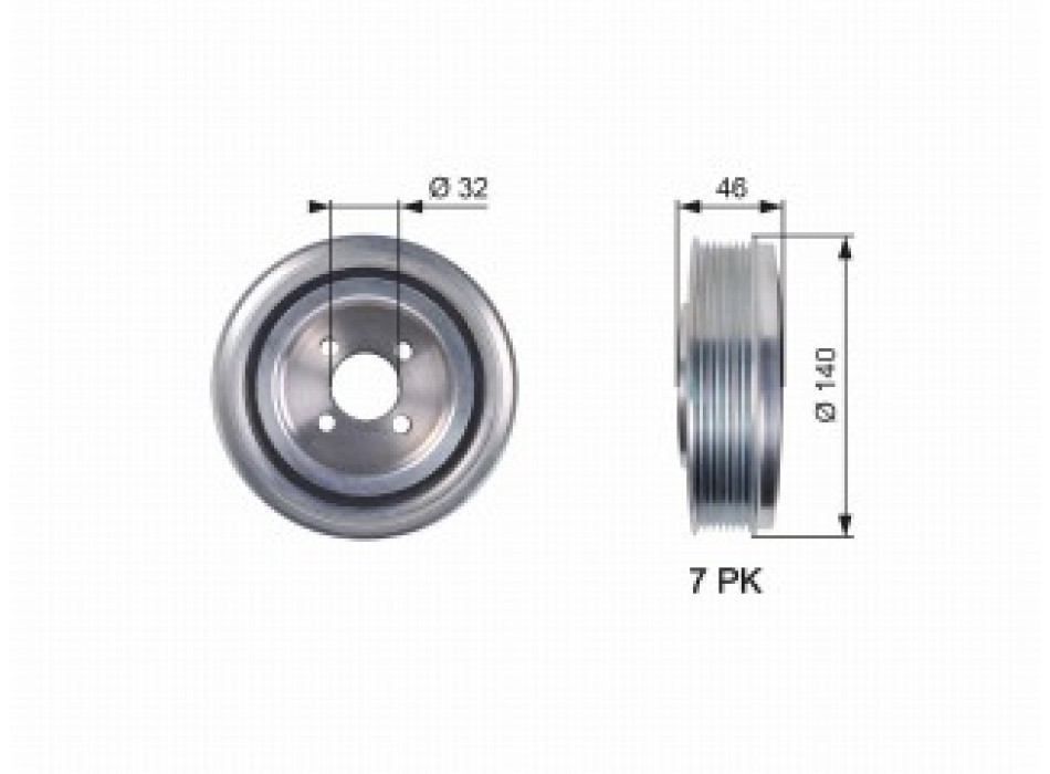 TVD1078 DA TORS VIBR. DAMPER