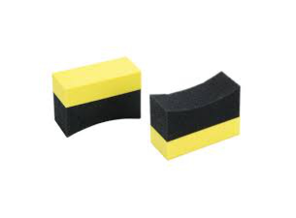 Tyre Make-Up, set 2 spugne applicatori lucida-pneumatici