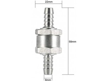 Valvola di non ritorno carburante 10mm