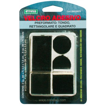 VELCRO ADESIVO 2PZ 2,5X7- 6 PZ 2,5 - 4 PZ 2,5X2,5