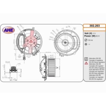Vent. Ab. AUDI/CUPRA/VW Q3/FormentorGolf/Passat/