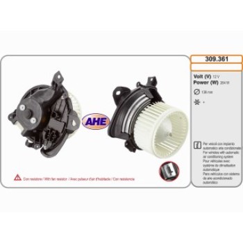 Vent. Ab. Fiat/Opel Punto Evo/III/Grande/Adam/Co