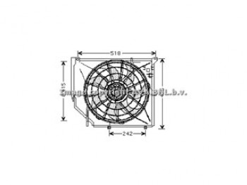 Vent. BMW E46 4cyl. 98-01