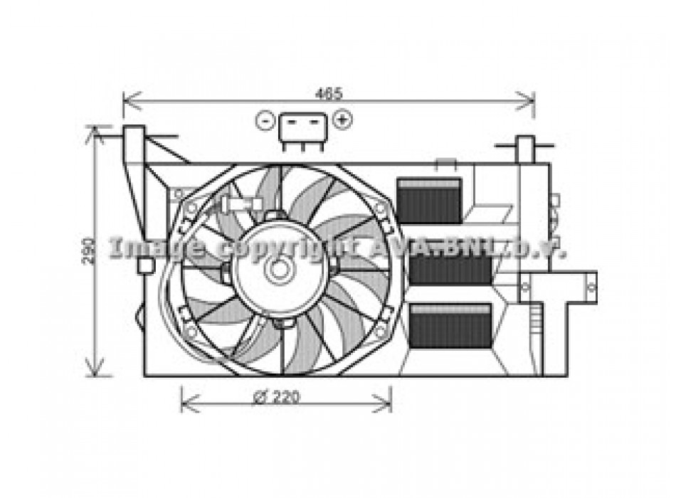 Vent. FIAT Seicento 0.9 SPi AC