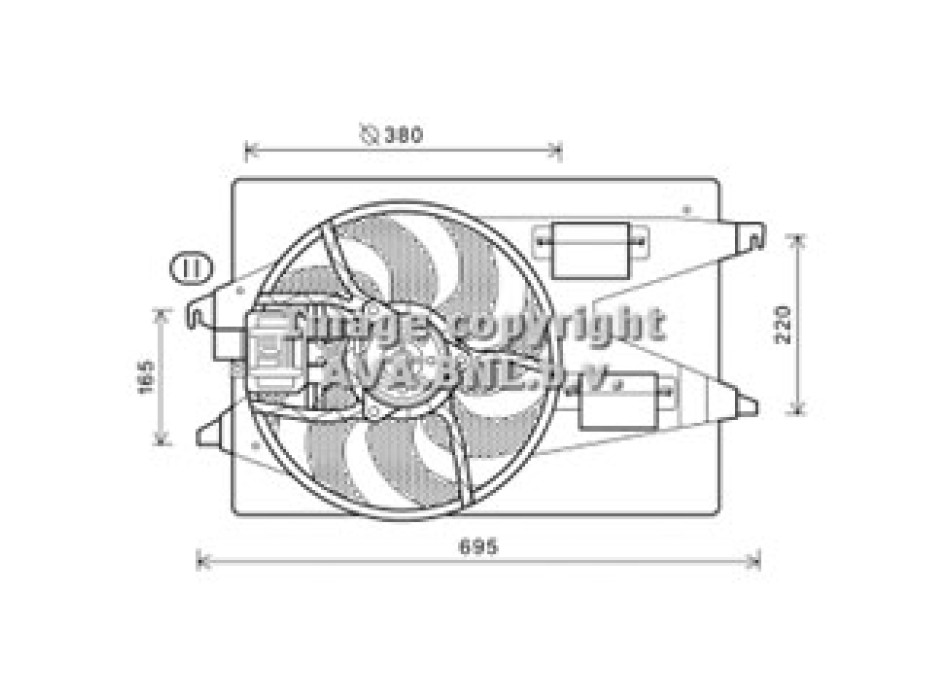 Vent. FORD Mondeo III 2.0 TDCi 00-07