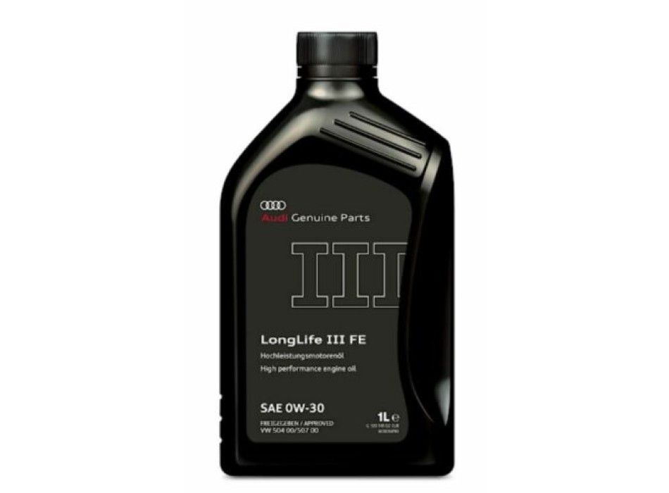 VOLKSWAGEN LONG LIFE III FE 0W30 OLIO MOTORE ORIGINALE