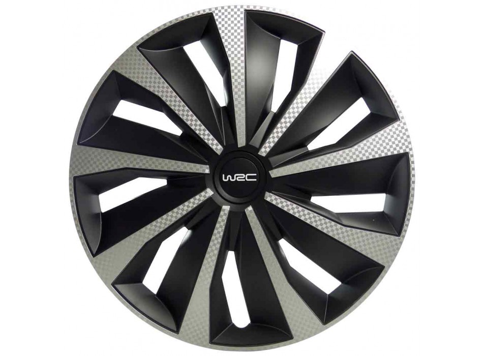 WRC  4 COPRICERCHI 13" CARBON STYLE   