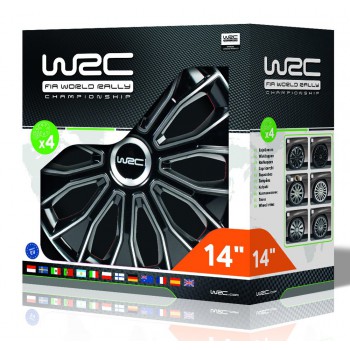 WRC  4 COPRICERCHI 14" BICOLORI     